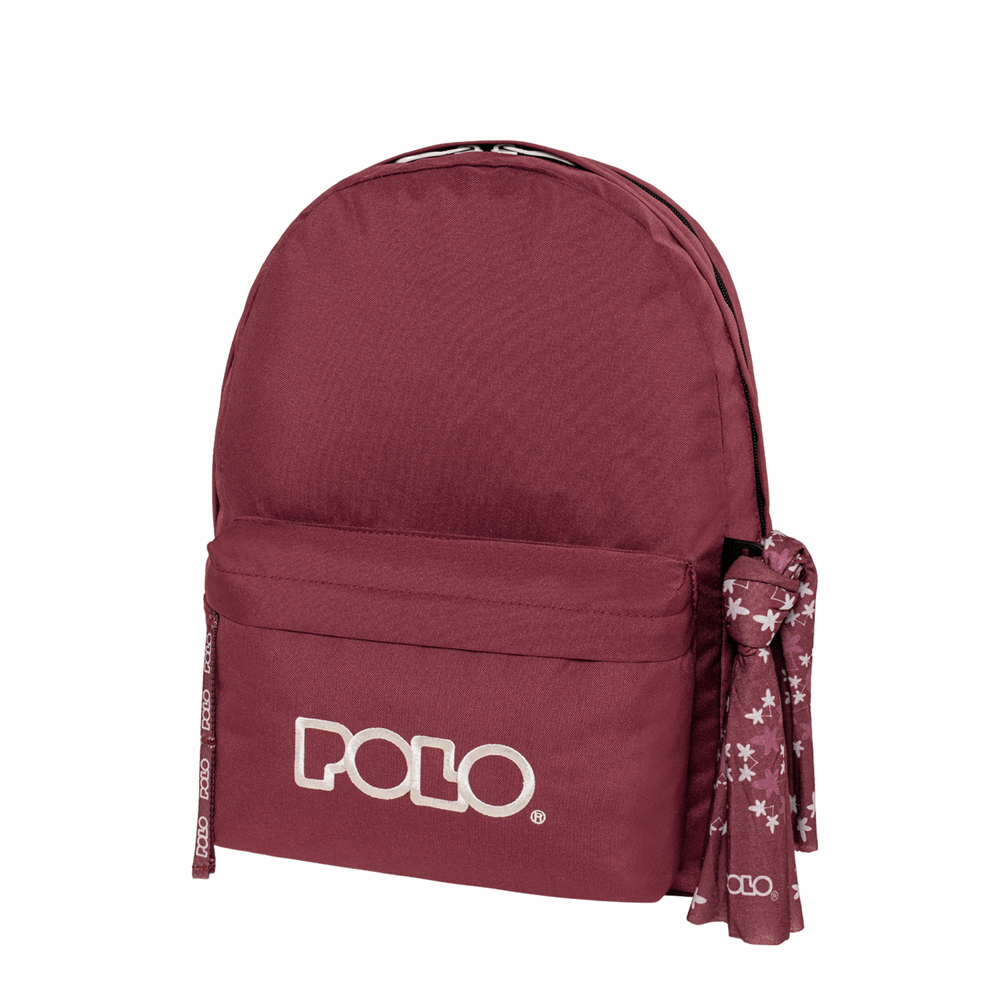 POLO ΣΑΚΙΔΙΟ ORIGINAL DOUBLE SCARF BORDEUX-ICE/ΜΠΟΝΤΟ-ΠΑΓΟΥ 901235-3324