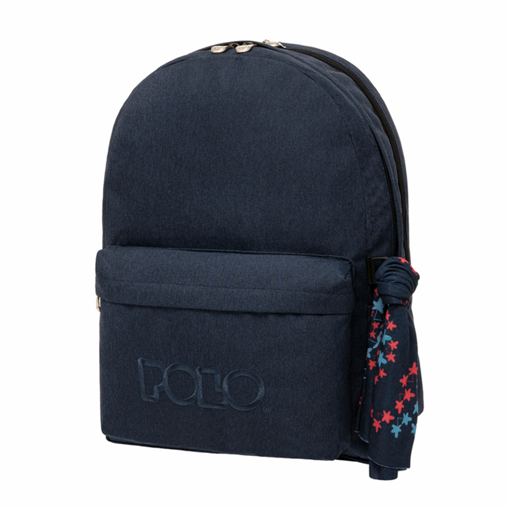 POLO ΣΑΚΙΔΙΟ ORIGINAL DOUBLE SCARF DARK BLUE-ΣΚΟΥΡΟ ΜΠΛΕ 901235-5100