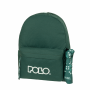 POLO ΣΑΚΙΔΙΟ ORIGINAL DOUBLE SCARF DARK GREEN-LIGHT CYAN/ΣΚΟΥΡΟ ΠΡΑΣΙΝΟ-ΑΝΟΙΧΤΟ ΚΥΑΝΟ 901235-6357