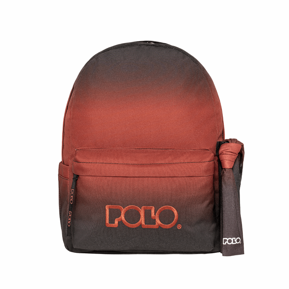 POLO ΣΑΚΙΔΙΟ ORIGINAL DOUBLE SCARF GRADIENT BLACK/RED GRADIENT 901262-8414