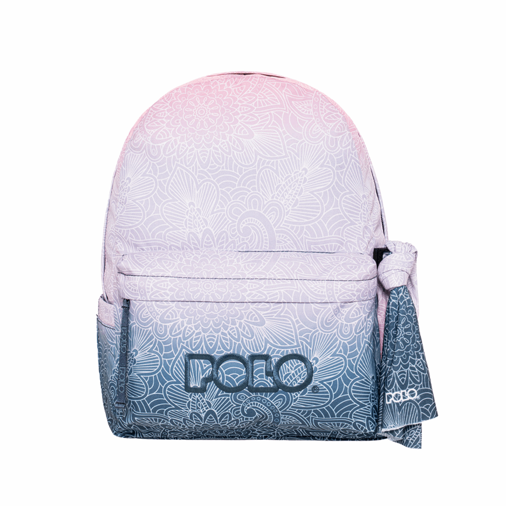POLO ΣΑΚΙΔΙΟ ORIGINAL DOUBLE SCARF GRADIENT PINK/BLUE GRADIENT 901262-8412