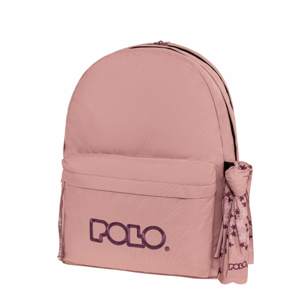 POLO ΣΑΚΙΔΙΟ ORIGINAL DOUBLE SCARF PINK-PURPLE/ΡΟΖ-ΜΟΒ 901235-3947