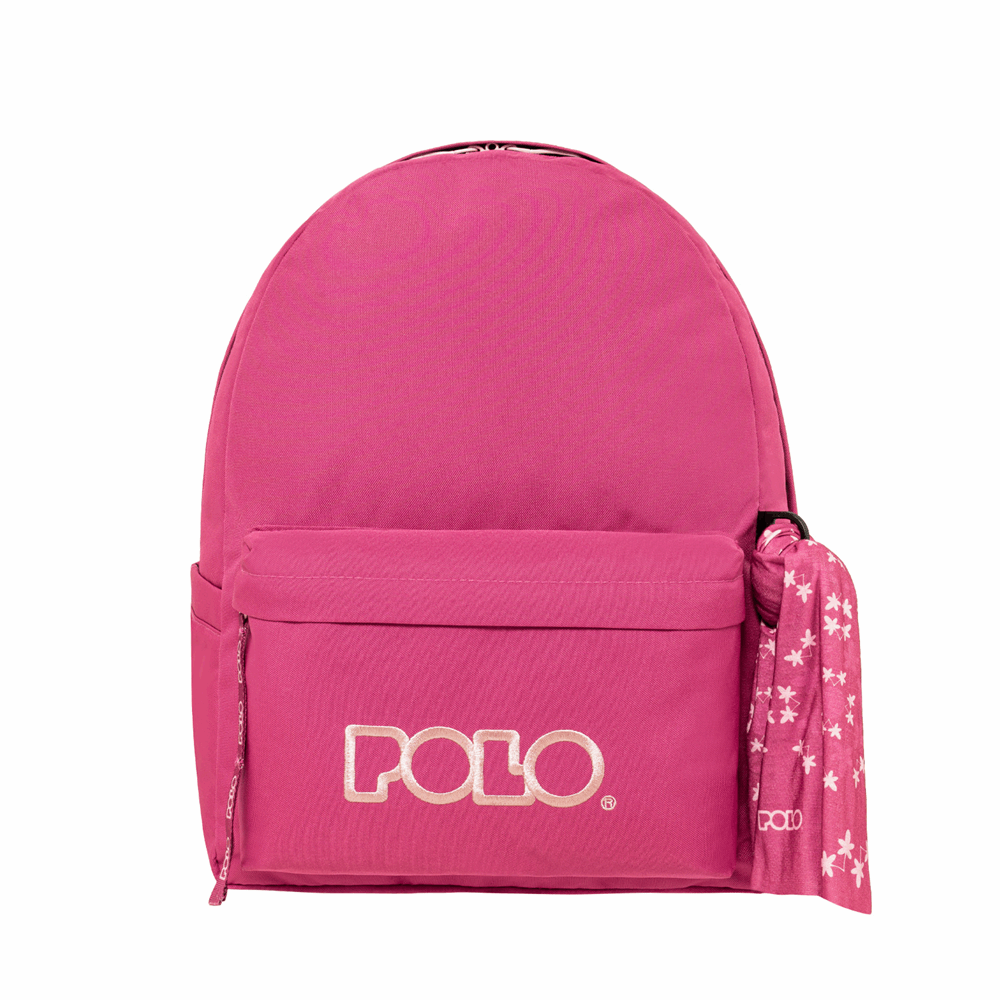 POLO ΣΑΚΙΔΙΟ ORIGINAL SCARF DARK FUCHIA/LIGHT PINK-ΣΚΟΥΡΟ ΦΟΥΞΙΑ/ΑΝΟΙΧΤΟ ΡΟΖ 901135-4438