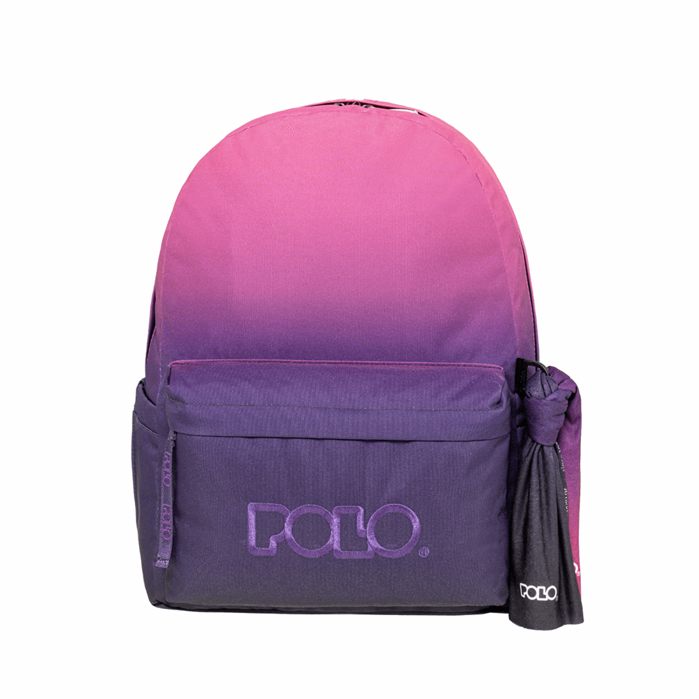 POLO ΣΑΚΙΔΙΟ ORIGINAL SCARF GRADIENT FUCHIA/PURPLE GRADIENT 901162-8415