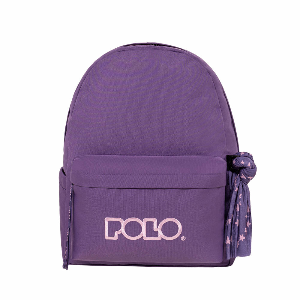 POLO ΣΑΚΙΔΙΟ ORIGINAL SCARF INDIGO/LILAC-ΛΟΥΛΑΚΙ/ΛΙΛΑ 901135-4945