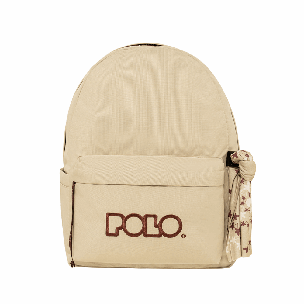 POLO ΣΑΚΙΔΙΟ ORIGINAL SCARF SAND/CHERRY-ΑΜΜΟΥ/ΒΥΣΣΙΝΙ 901135-7432