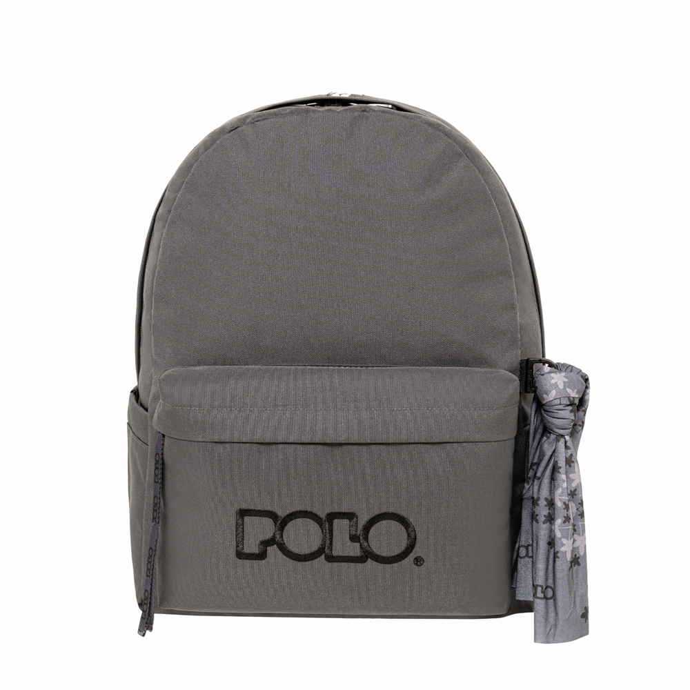 POLO ΣΑΚΙΔΙΟ ORIGINAL SCARF TITANIUM/BLACK-ΤΙΤΑΝΙΟ/ΜΑΥΡΟ 901135-2620