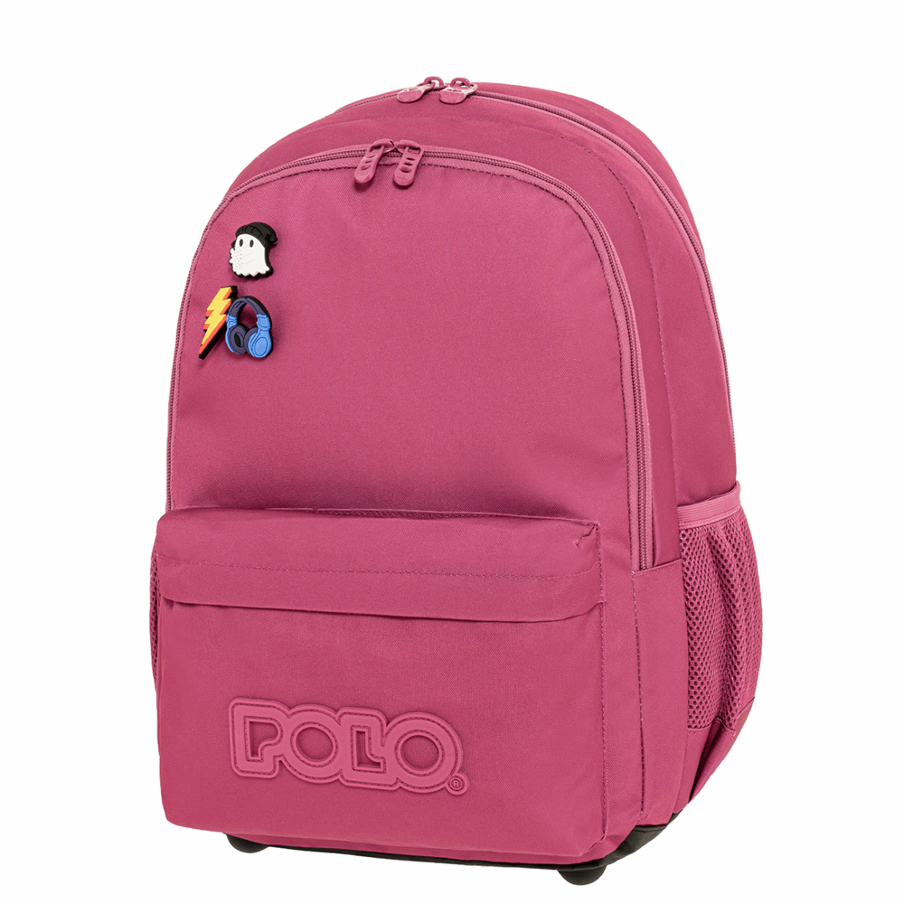 POLO ΣΑΚΙΔΙΟ PINS MAGENTA-ΜΑΤΖΕΝΤΑ 901059-4300