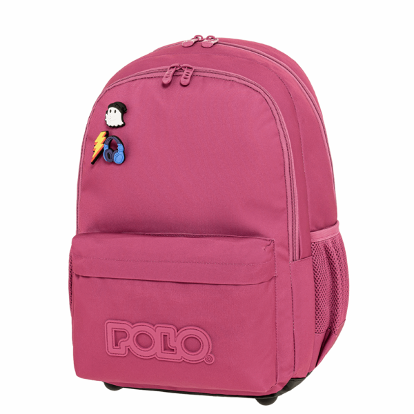 POLO ΣΑΚΙΔΙΟ PINS MAGENTA-ΜΑΤΖΕΝΤΑ 901059-4300