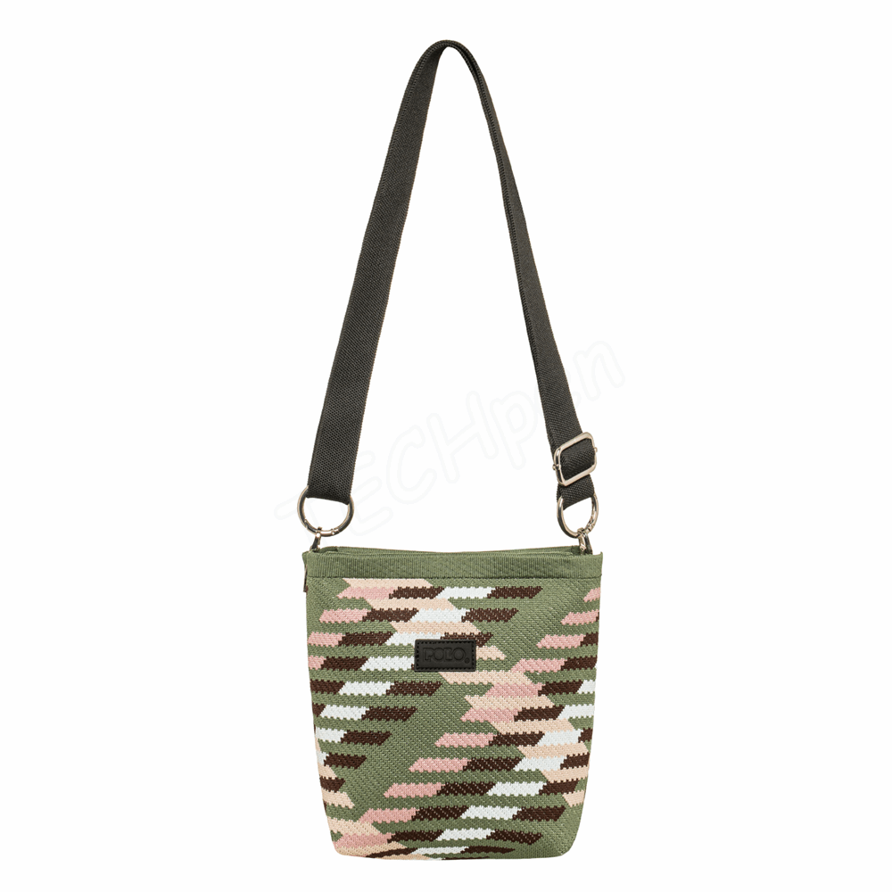 POLO ΤΣΑΝΤΑΚΙ SEYA KHAKI/PINK 907097-8486