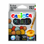 CARIOCA METALLIC ΤΕΜΠΕΡΑ ΣΕΤ 6 ΧΡΩΜΑΤΩΝ 25ml 133000026