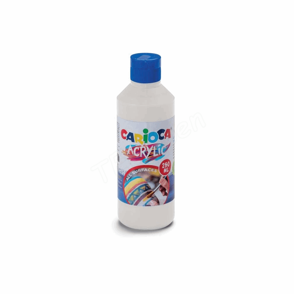 CARIOCA ΑΚΡΥΛΙΚΑ 250ML 40431/01 WHITE 133250001