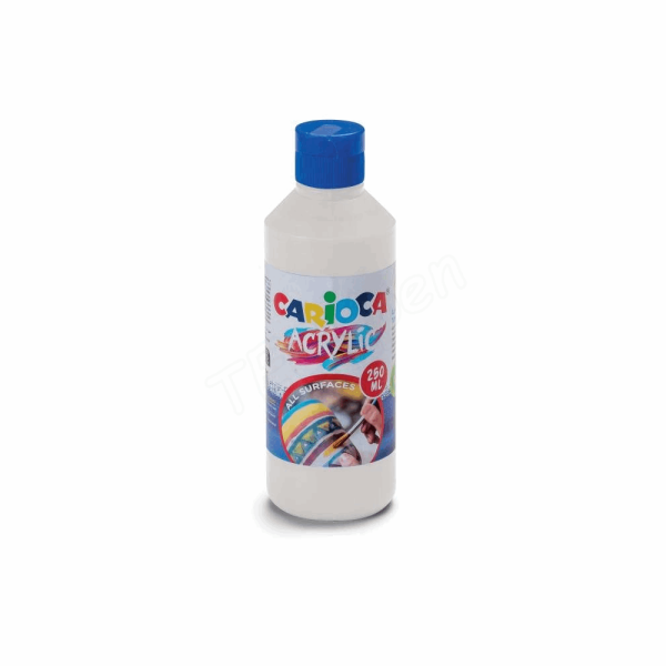 CARIOCA ΑΚΡΥΛΙΚΑ 250ML 40431/01 WHITE 133250001