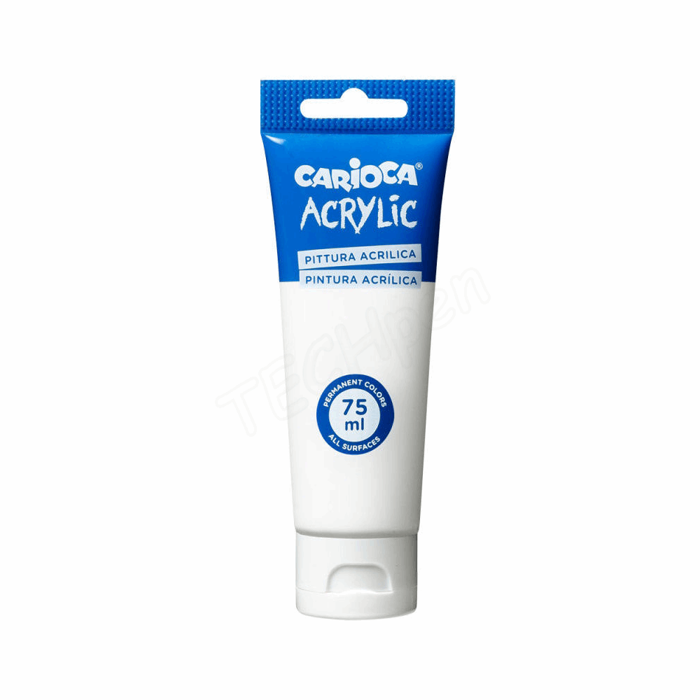 CARIOCA ΑΚΡΥΛΙΚΟ ΧΡΩΜΑ 75ML ΛΕΥΚΟ