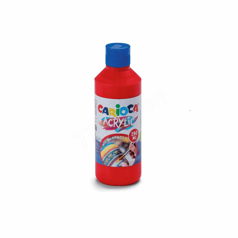 CARIOCA ΑΚΡΥΛΙΚΑ 250ML 40431/10 VERM RED 133250010