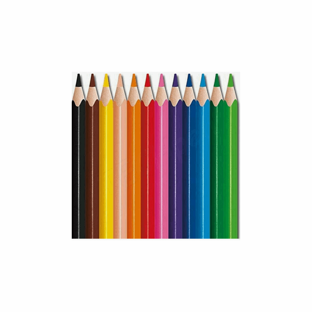 MAPED ΣΧΟΛΙΚΕΣ ΞΥΛΟΜΠΟΓΙΕΣ STRONG MINI ΣΕΤ 12τμχ 862812