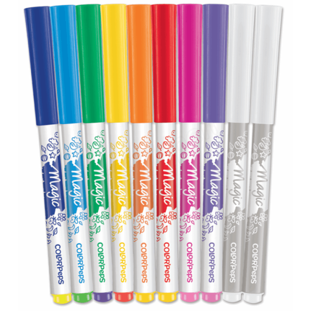 MAPED ΣΧΟΛΙΚΟΣ ΜΑΡΚΑΔΟΡΟΣ COLOR PEPS MAGIC 8τμχ ΚΑΙ 2τμχ MAGIC 844612