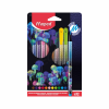 MAPED ΣΧΟΛΙΚΟΣ ΜΑΡΚΑΔΟΡΟΣ ΤΡΙΓΩΝΙΚΟΣ PREMIUM WASHABLE 0,8mm 12τμχ DEEPSEA 844403