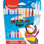 MAPED ΣΧΟΛΙΚΟΣ ΜΑΡΚΑΔΟΡΟΣ COLOR PEPS OOPS ΠΟΥ ΣΒΗΝΟΥΝ 3,6mm 10τμχ ΚΑΙ 2τμχ ERASERS 844200