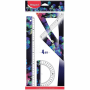 MAPED ΣΕΤ ΓΕΩΜΕΤΡΙΚΩΝ ΟΡΓΑΝΩΝ DEEPSEA PARADISE 30cm 4τμχ 981833