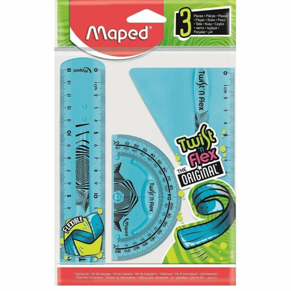 MAPED ΣΕΤ OΡΓΑΝΩΝ ΓΕΩΜΕΤΡΙΑΣ TWISTN FLEX 3τμχ 895024