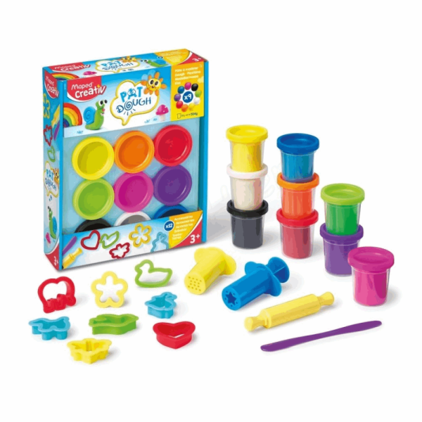 MAPED CREATIVE ΠΛΑΣΤΟΖΥΜΑΡΑΚΙ - 9 POTS & 12 ACCESSORIES 3+ 907202