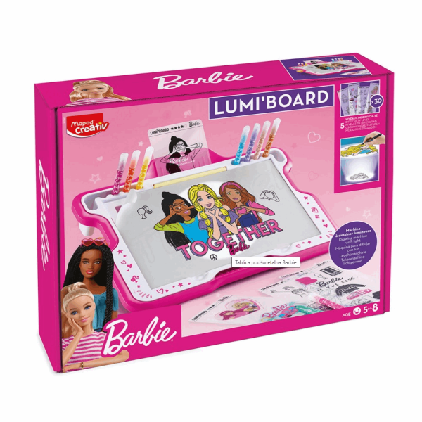 MAPED CREATIVE ΦΩΤΕΙΝΟΣ ΠΙΝΑΚΑΣ BARBIE 907061