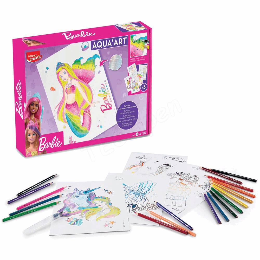 MAPED CREATIVE AQUA ART BARBIE 907063
