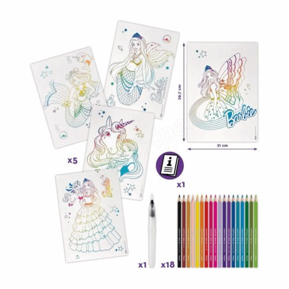 MAPED CREATIVE AQUA ART BARBIE 907063
