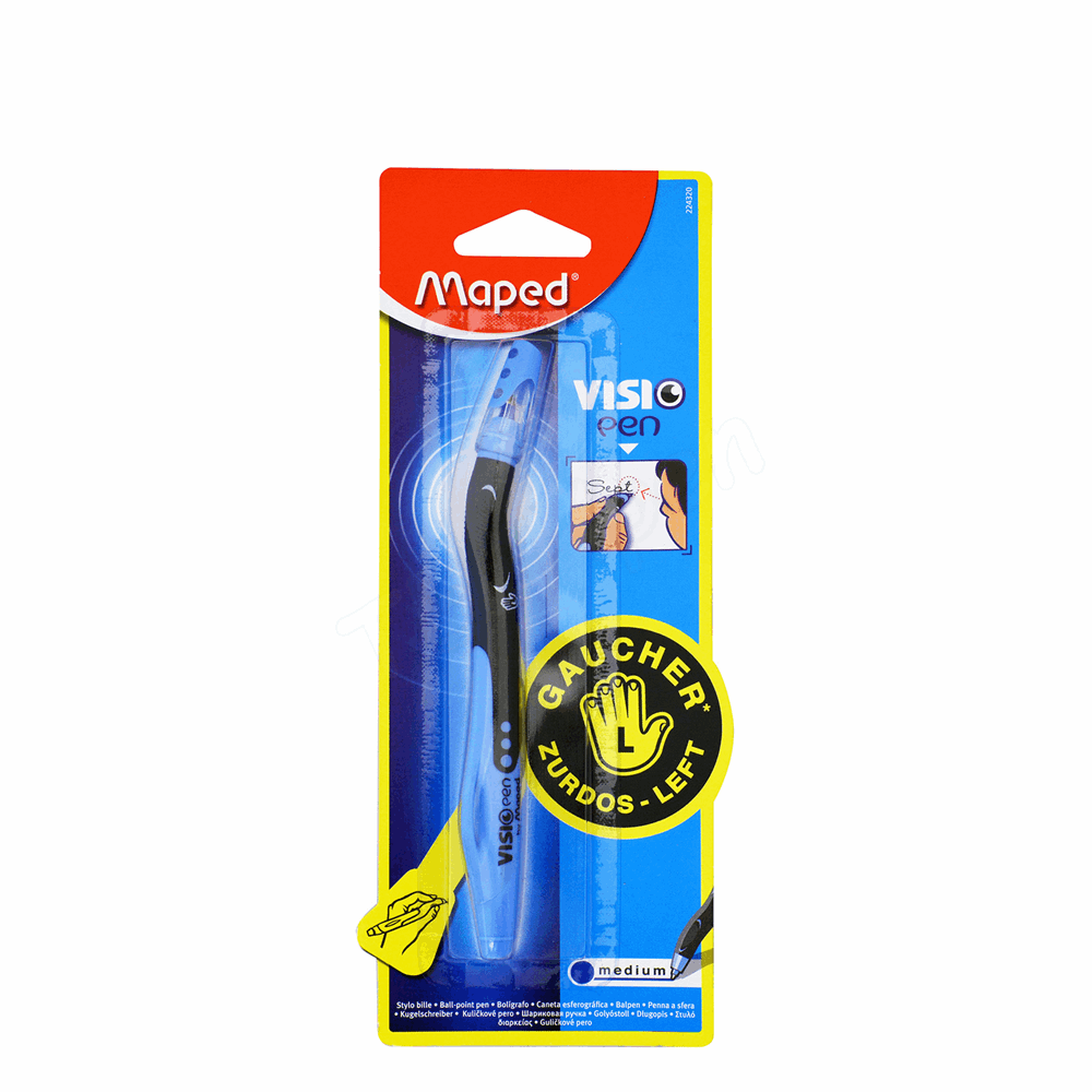 MAPED ΣΤΥΛΟ VISION PEN BALL ΓΙΑ ΑΡΙΣΤΕΡΟΧΕΙΡΕΣ ΜΠΛΕ 224320