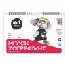 SALKO ΜΠΛΟΚ ΖΩΓΡΑΦΙΚΗΣ ΣΠΙΡΑΛ Β5(17Χ25) Νο1 15φ 70γρ 2130