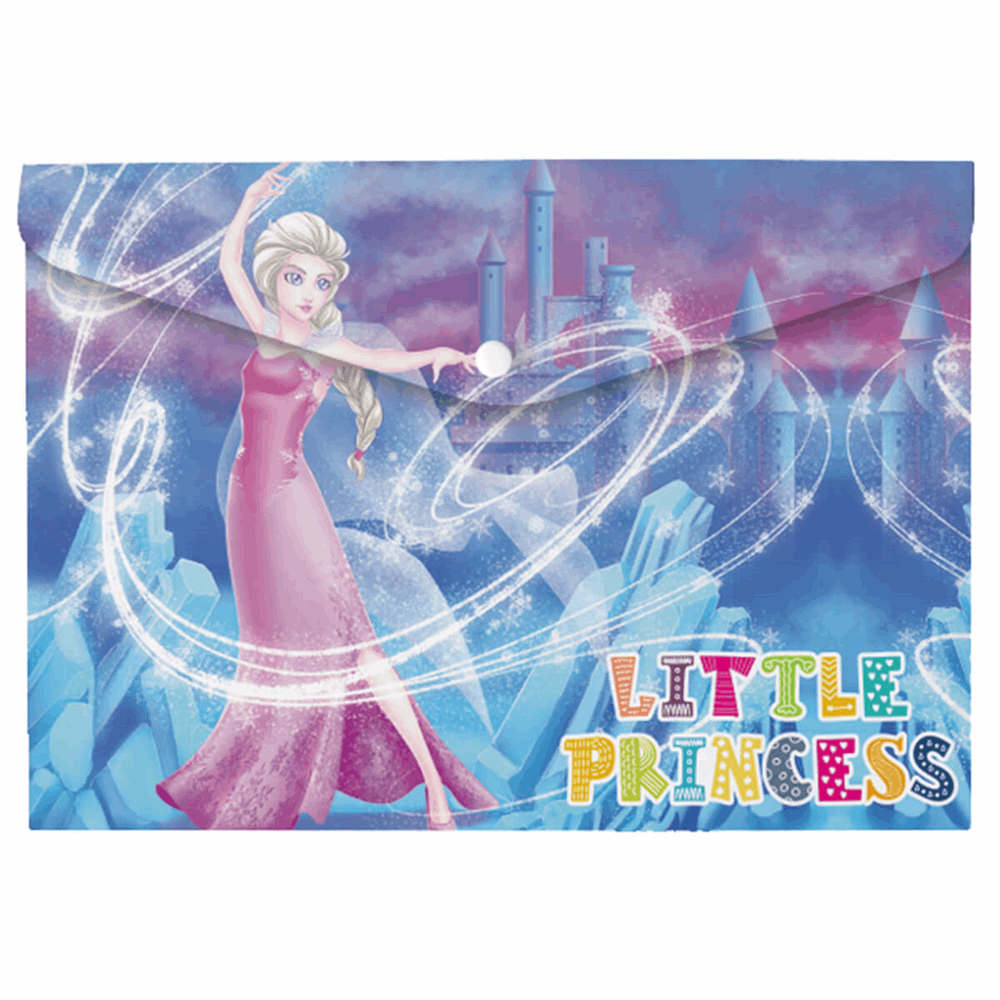 SALKO ΦΑΚΕΛΟΣ Α4 ΜΕ ΚΟΥΜΠΙ ΔΙΑΦΑΝΕΣ PRINCESS 8551