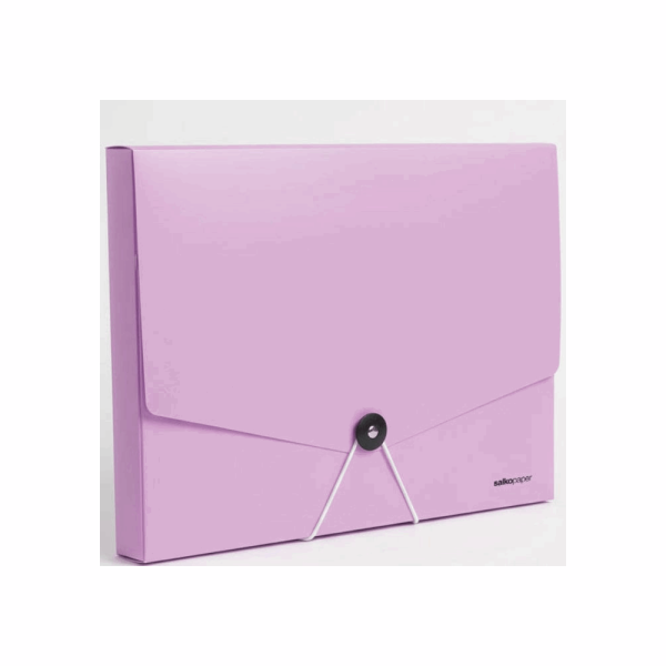 SALKO ΚΟΥΤΙ ΛΑΣΤΙΧΟ ΡΡ ΑΔΙΑΦΑΝΕΣ 3cm PASTEL ΜΩΒ 3233