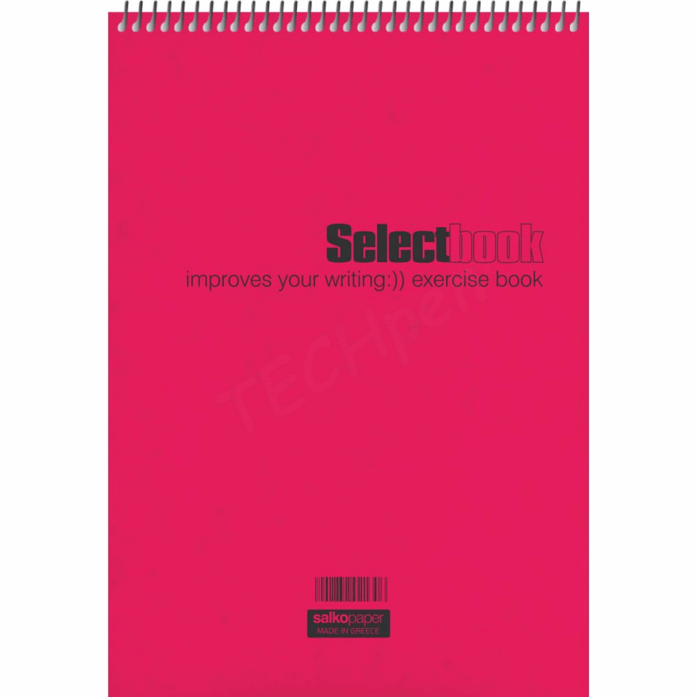 SALKO ΜΠΛΟΚ ΣΗΜΕΙΩΣΕΩΝ SELECTBOOK ΠΑΝΩ ΣΠΙΡΑΛ Α4(21Χ29) Νο1 2Θ 60φ 2345