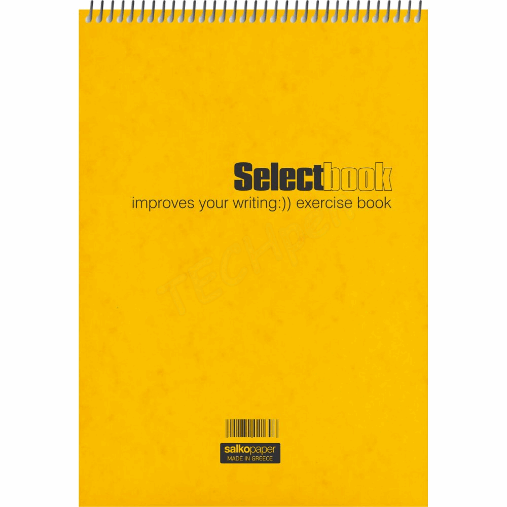 SALKO ΜΠΛΟΚ ΣΗΜΕΙΩΣΕΩΝ SELECTBOOK ΠΑΝΩ ΣΠΙΡΑΛ Α4(21Χ29) Νο1 2Θ 60φ 2345