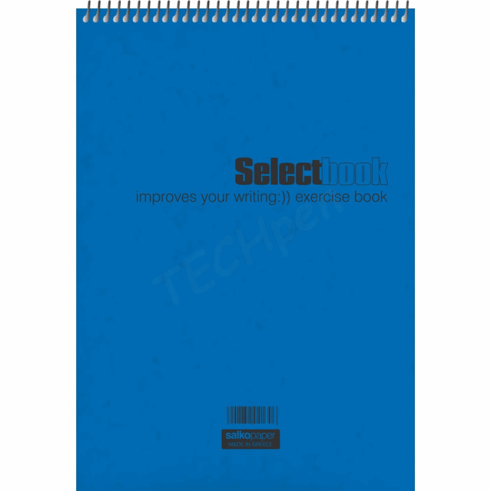 SALKO ΜΠΛΟΚ ΣΗΜΕΙΩΣΕΩΝ SELECTBOOK ΠΑΝΩ ΣΠΙΡΑΛ Α4(21Χ29) Νο1 2Θ 60φ 2345