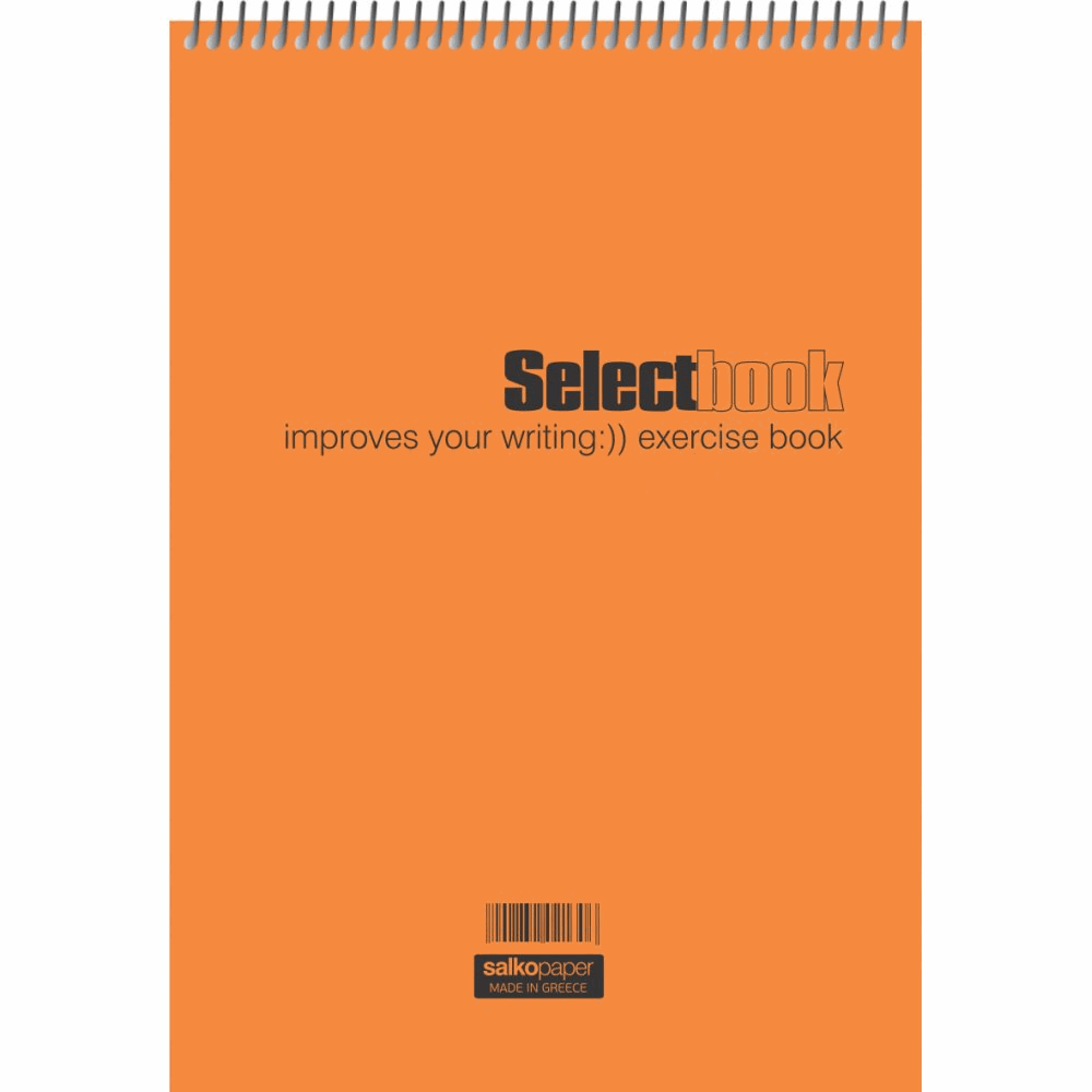 SALKO ΜΠΛΟΚ ΣΗΜΕΙΩΣΕΩΝ SELECTBOOK ΠΑΝΩ ΣΠΙΡΑΛ Α4(21Χ29) Νο1 2Θ 60φ 2345