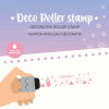 LEGAMI ROS0004 DECO ROLLER STAMP - DECORATIVE ROLLER STAMP - KITTY - PINK INK