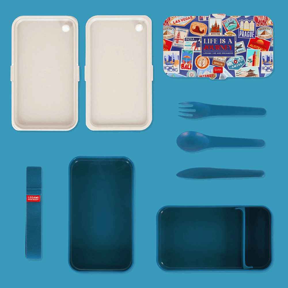 LEGAMI LBD0005 LUNCH BOX - TRAVEL - STICKERS - 1200 ML