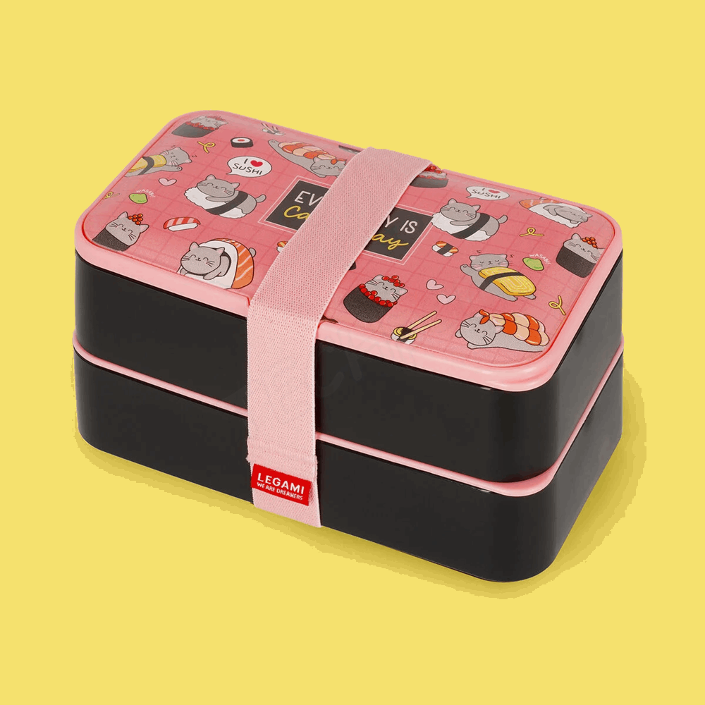 LEGAMI LBD0006 LUNCH BOX - SUSHI CAT - 1200 ML