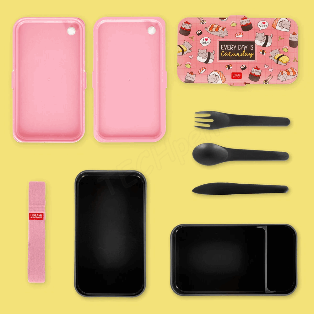 LEGAMI LBD0006 LUNCH BOX - SUSHI CAT - 1200 ML