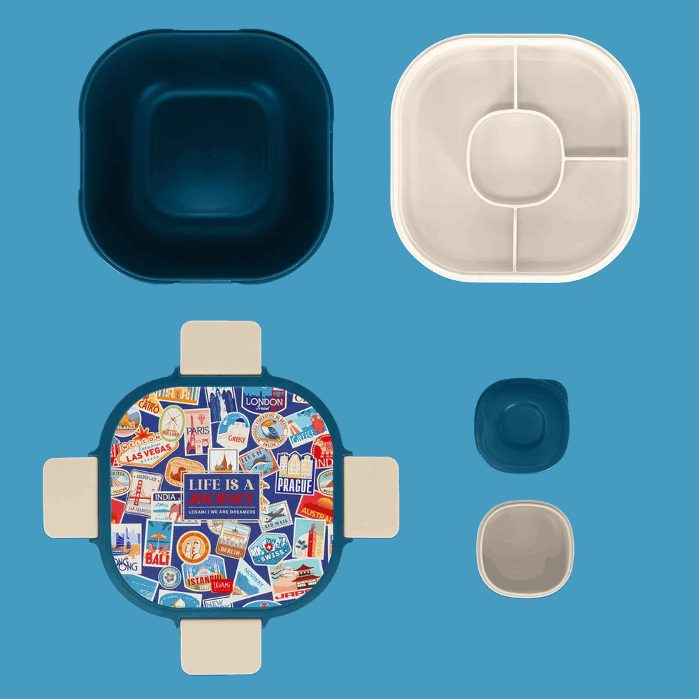 LEGAMI LBS0005 LUNCH BOX - TRAVEL - STICKERS - 1700 ML