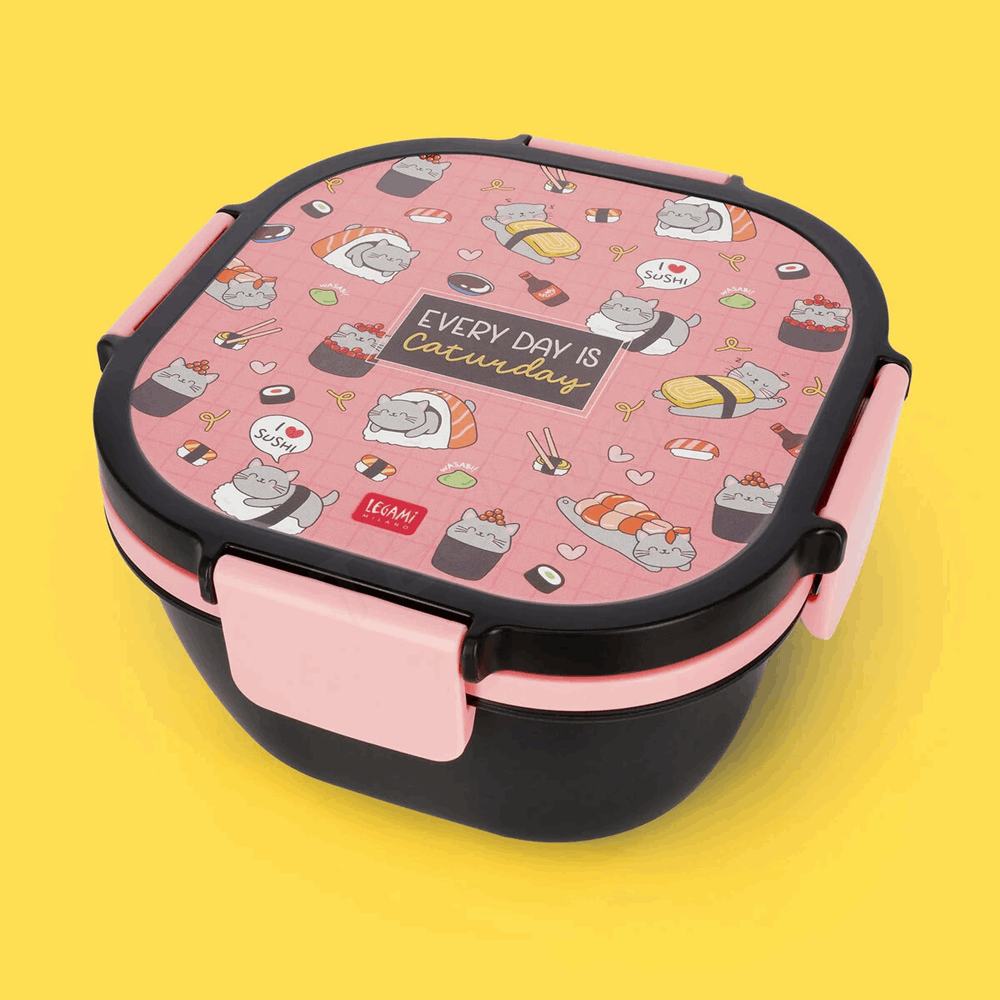 LEGAMI LBS0006 LUNCH BOX - SUSHI CAT - 1700 ML