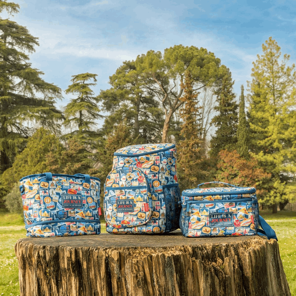 LEGAMI LLBAG0007 LUNCH BAG - TRAVEL - STICKERS - 10,8 L