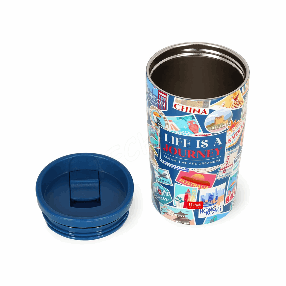 LEGAMI NTUM0006 HOT & COLD - VACUUM TUMBLER - TRAVEL - STICKERS - 275 ML