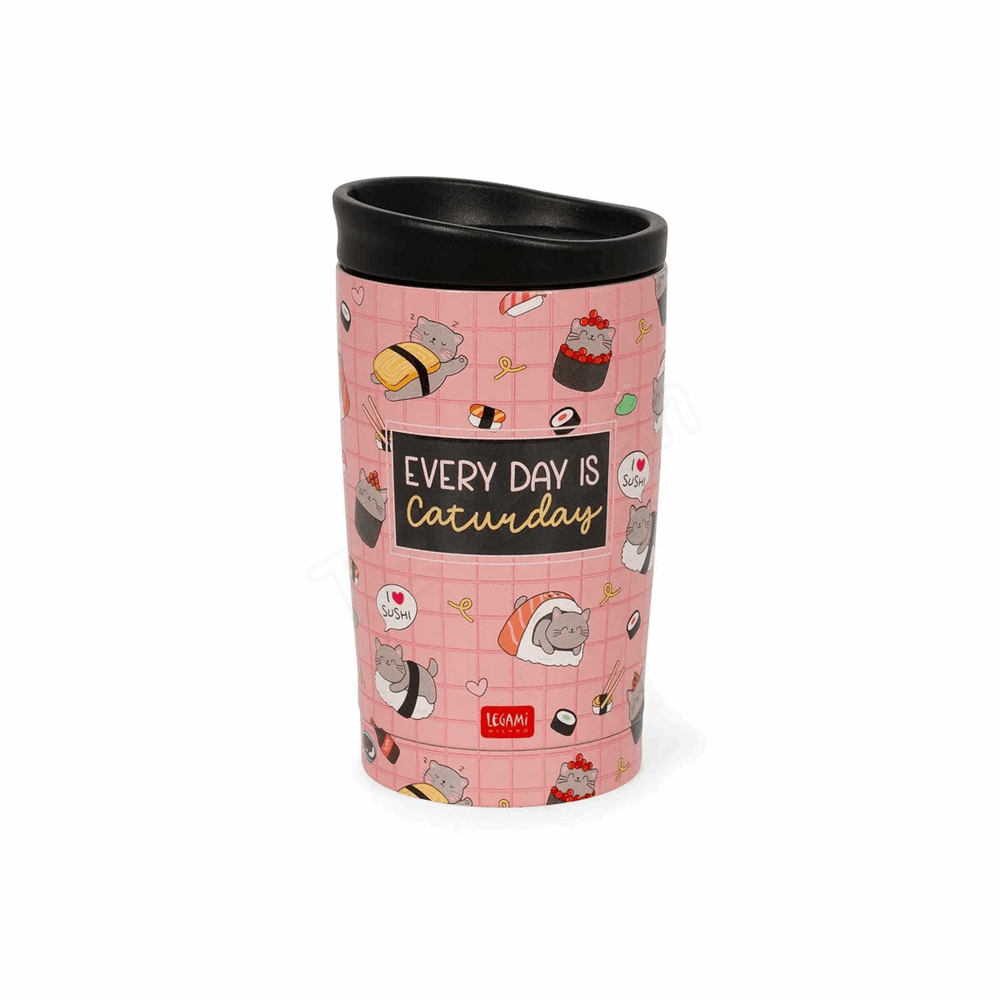LEGAMI NTUM0007 HOT & COLD - VACUUM TUMBLER - SUSHI CAT - 275 ML