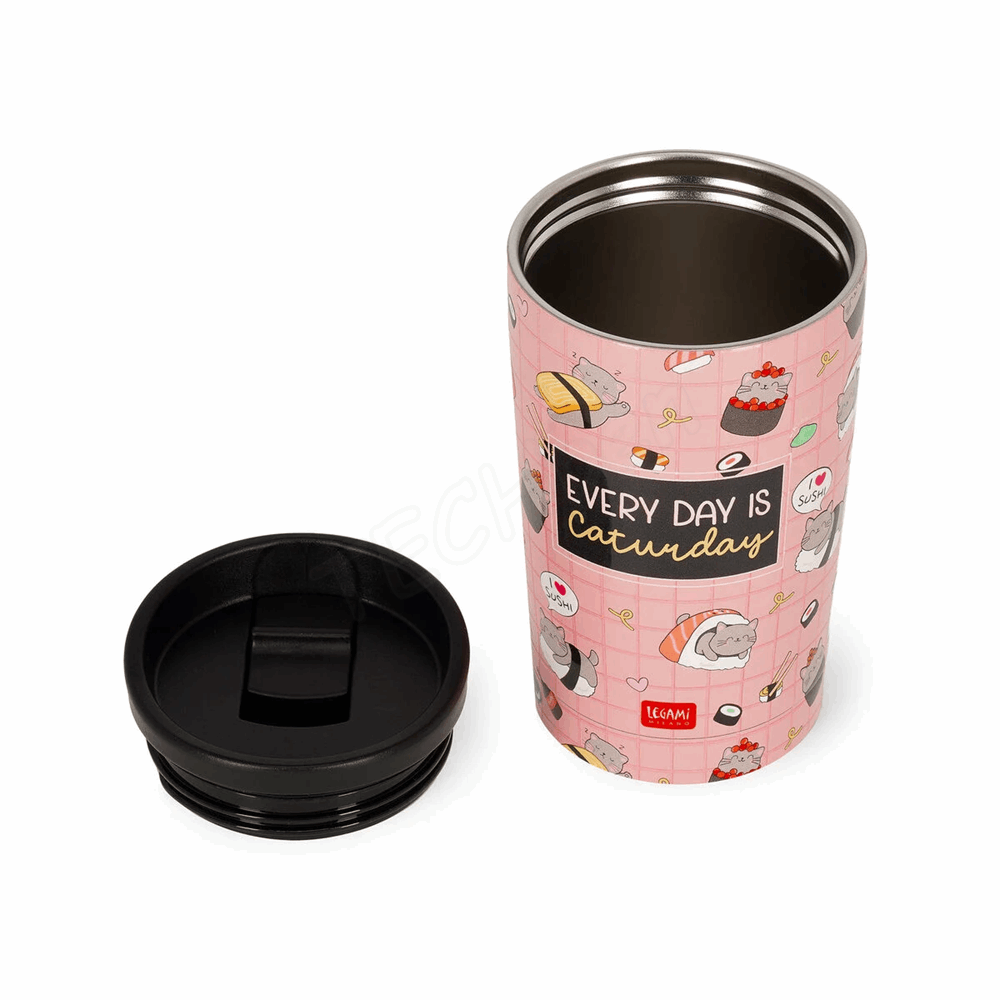 LEGAMI NTUM0007 HOT & COLD - VACUUM TUMBLER - SUSHI CAT - 275 ML