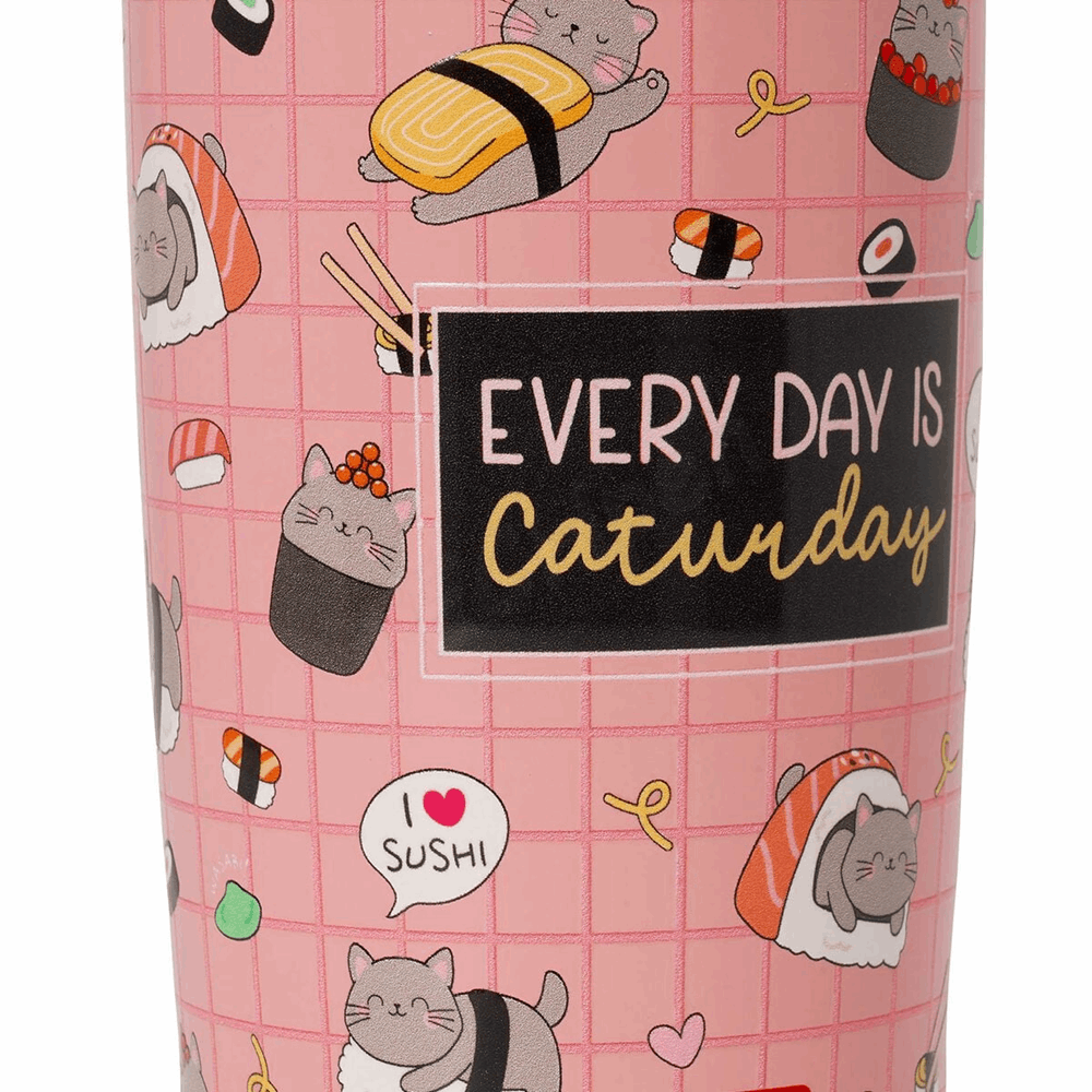 LEGAMI NTUM0007 HOT & COLD - VACUUM TUMBLER - SUSHI CAT - 275 ML