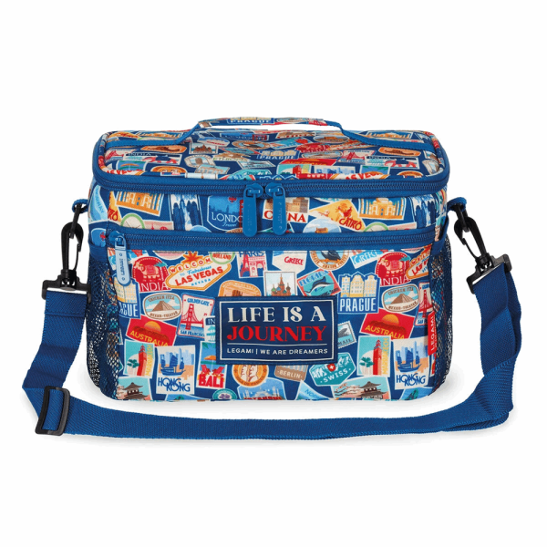 LEGAMI SLBAG0005 LUNCH BAG - TRAVEL - STICKERS - 7,7 L