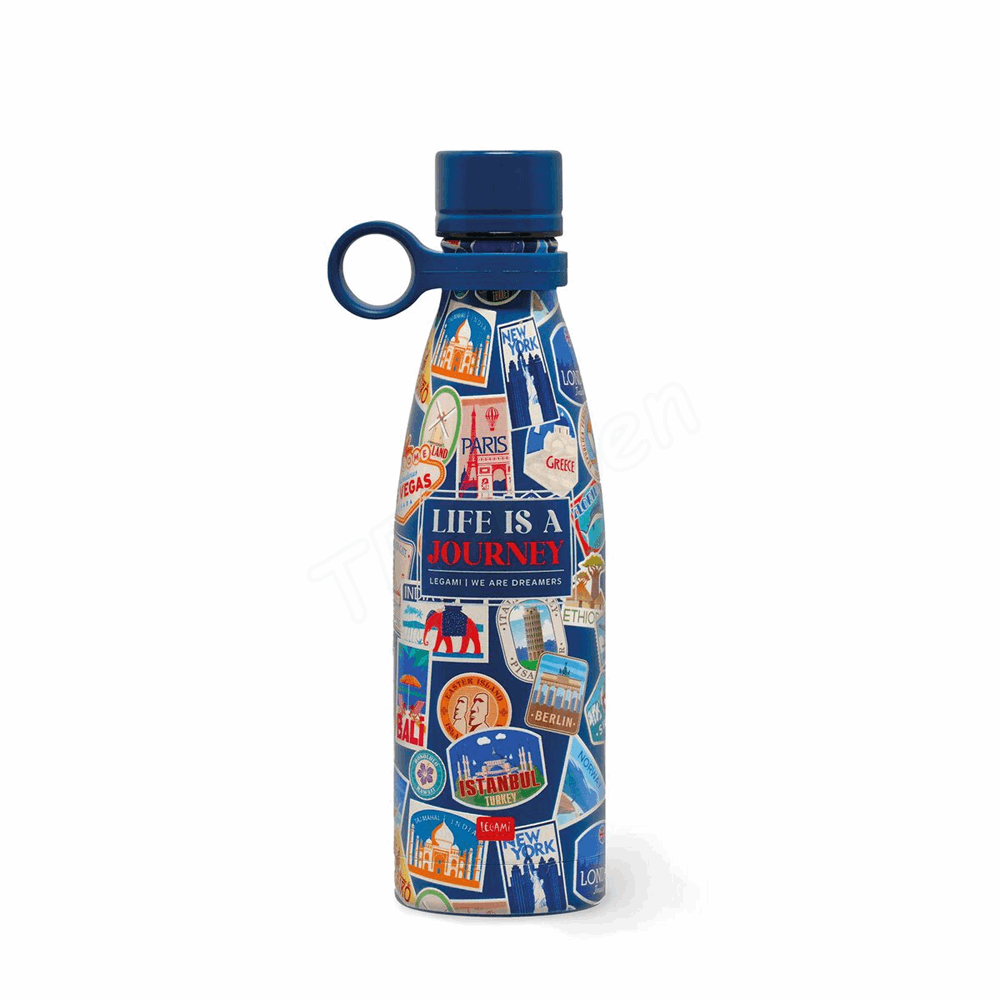 LEGAMI SSB0024 HOT & COLD - VACUUM BOTTLE - TRAVEL - STICKERS - 500 ML